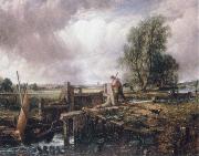John Constable A voat passing a lock Germany oil painting artist